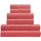 KLEINE WOLKE Handtuch Royal 50 x 100 cm Baumwolle Rot Marsalla