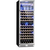 Klarstein Vinovilla Grande 165 Built-in Duo Weinkühlschrank 425l 165Fl. Glastür Schwarz