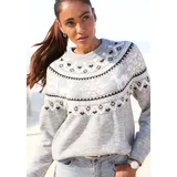 LASCANA Norwegerpullover grau 40/42