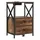 vidaXL Nachtschrank Geräucherte Eiche 40 x 31 x 60 cm Braun