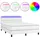 vidaXL Boxspringbett 140 x 190 cm Weiß
