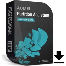 AOMEI Partition Assistant Pro 2 PC Win, Dauerlizenz /Lifetime Updates*,Download