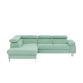 Uno Ecksofa Micky ¦ türkis/petrol ¦ Maße (cm): B: H: 72 T: 249.0
