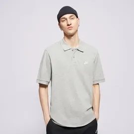 Nike Club Poloshirt Herren 063 dk grey heather/white M