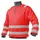 DASSY Warnschutz Sweatshirt Neonrot/Zementgrau L