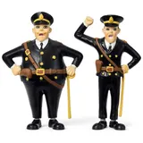 Pippi Langstrumpf Figuren Polizisten Kling & Klang Kunststoff Spielfiguren