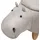 Beliani Tierhocker mit Stauraum Kunstleder 36 x 37 x 65 cm Grau