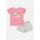 Paw Patrol Schlafanzug Good vibes Pyjama Set Kurzarm in grau/rosa - 122, - 128,