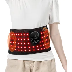 VEVOR Rotlichttherapie-Gürtel für Taille 660/850nm Rotlichttherapie-Pad 105 LEDs