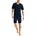 SCHIESSER Uncover SCHIESSER Pyjama in Dunkelblau Gr XL
