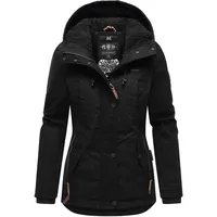 Marikoo Winterjacke "Bikoo", Damen, Gr. M (38), schwarz, Oberstoff: 100% Baumwolle. Futter: 100% Polyester. Wattierung: 100% Polyester.