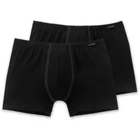 SCHIESSER Essentials Shorts schwarz XL 2er Pack