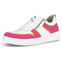 Gabor Sneaker Damen Weite E Orange/Pink/Weiß 38,5