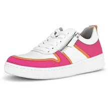 Gabor Sneaker Damen Weite E Orange/Pink/Weiß 38,5