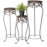 DanDiBo Ambiente Blumenhocker 52 x 65 x 78 cm Schwarz