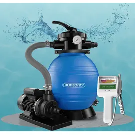 monzana Sandfilteranlage blau 10.200 l/h