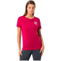 Super.natural Little Heartwood Kurzarm-t-shirt - Sangria / Orchid Ice