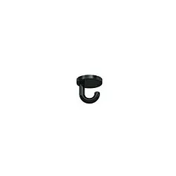 Hewi 477 Unterkopf-Haken 477.90.04090 tiefschwarz, 40mm