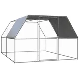 vidaXL Outdoor-Hühnerkäfig 3x4x2 m Verzinkter Stahl