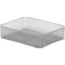 Surplus Systems Einsatzkasten für Eurobox 1/2 quer, transparent Boxen, Körbchen & Kisten