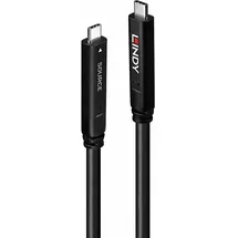 Lindy USB 3.2 Gen 1 - USB-Kabel - 24 pin USB-C Kabel Schwarz 43393