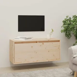 ULUYYUC Medikamentenschrank Küchenschrank Badmöbel wandschrank wohnzimmerWandschrank 80x30x35 cm Massivholz Kiefer