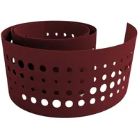 zaun|zu® Sichtschutzstreifen 255 x 19 cm Bordeauxrot Kunststoff 2 St.