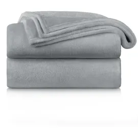Blumtal Kuscheldecke, Grau, Textil, Rechteckig, 220x240 cm, Wohntextilien, Decken, Kuscheldecken