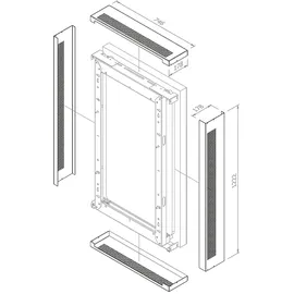 Hagor Cover-Set WH LG 55XE4F Cover-Set für WH LG 55XE4F