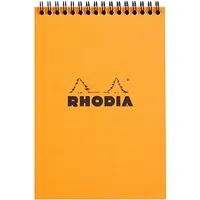 Rhodia 5x Spiralblock Rhodia Notepad A5, 80 Blatt kariert