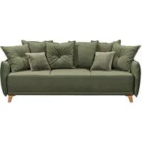 ED Lifestyle Pamplona 3DL Schlafsofa Holzwerkstoff/Nosag - Braun