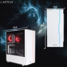 Captiva Power Starter R78-375 (AMD Ryzen 5 32 GB 1000 GB, AMD Radeon Graphics), PC Weiss