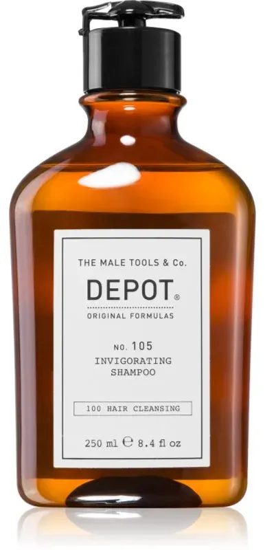 DEPOT 100 HAIR CLEANSING NO. 105 INVIGORATING SHAMPOO stärkendes Shampoo gegen Haarausfall 250 ml