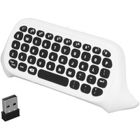 Sxhlseller Gamecontroller-Tastatur, für Xbox Series X Series S One One S Gamepad, 2,4-GHz-Wireless-Chatpad-Tastatur, mit 3,5-mm-Audio- und Headset-Buchse(Weiß)