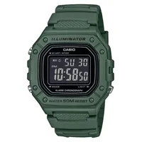 Casio Timeless Collection W-218H-3BVEF Silikon 50 mm