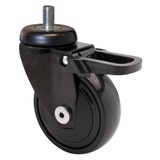 Wagner Möbel-Lenkrolle 3C-Serie Soft Kugellager Tragkraft 75 kg Schwarz Ø 75 mm