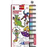 Marabu Kids - Fensterfarben Set 10 Stück (0306000000100)