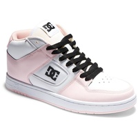 DC Shoes Manteca Mid - Mid-Top Leather Shoes for Women - Mid-Top-Lederschuhe - Frauen - 38.5 - Rosa - 38.5 EU