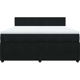 vidaXL Boxspringbett 180 x 200 cm Schwarz