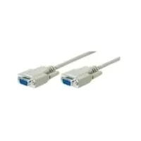 Good Connections Nullmodem Kabel 5m seriell 9pol Bu/Bu weiß