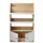 CaliCosy Aufbewahrungsregal Holz 106/25,5/62,8 cm braun