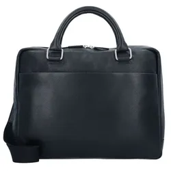 Leonhard Heyden Berlin Aktentasche Leder 38 cm Laptopfach schwarz