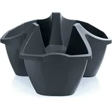 Prosperplast Crown Ø 48 x 26,4 cm Anthrazit