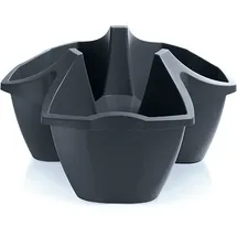 Prosperplast Crown Ø 48 x 26,4 cm Anthrazit