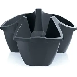Prosperplast Crown Ø 48 x 26,4 cm Anthrazit