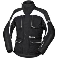 IXS Tour Traveller-ST Motorrad Textiljacke, schwarz-weiss, Größe M