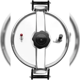 Lacor SCHNELLKOCHTOPF 22 L PRO-Classic, Aluminium, Silber, 34 cm,