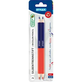 Stylex Silbenstift, Dreikant, Jumbo, 2 Stück
