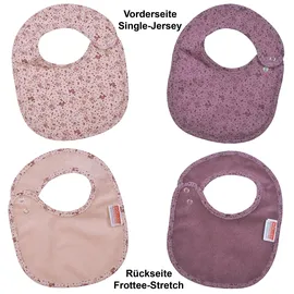 Wörner Lätzchen WÖRNER "Lamas rosa Druckknopflatz 22x29 cm", Baby, rosa, Baumwolle, Materialmix, Lätzchen, mit Druckknöpfen, maschinenwaschbar, trocknergeeignet