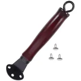 PHENOFICE Austauschbarer Topfgriff Holzgriff Ergonomisch Mit Vorloch Bratpfannengriff Kochgeschirrgriff Hitzebeständig Abnehmbar Für Haushaltspfannen